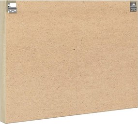 vidaXL Βιτρίνα Χρώμα Sonoma Δρυς 100x8,5x75 εκ. από Επεξεργασμένο Ξύλο