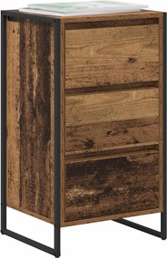 vidaXL Πλαϊνό γραφείο Παλιό Ξύλο 42 x 36 x 75.5 εκ. Επεξεργασμένο Ξύλο