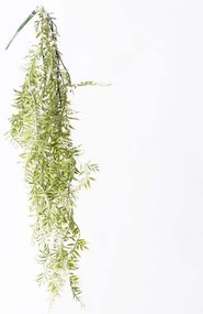 Τεχνητή Κρεμαστή Φτέρη 5361-7 15x77cm Green-White Supergreens Polyethylene