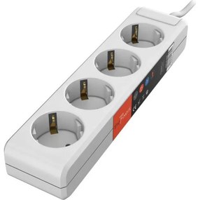 Πολύπριζο Basic Line 4xShucko 1,5m Λευκό 100-11-129 SAS-100-11-129-Λευκό 100-11-129