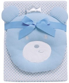 Κουβέρτα Πικέ Αγκαλιάς (75x100) + Λούτρινο Das Home Baby 4959 Blue