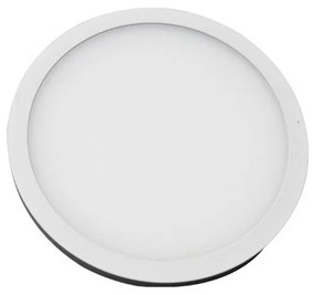 Panel Led 19169 Φ11 7W 3000K 95Lm White Στρόγγυλο Aluminium