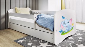 Παιδικό Κρεβάτι Babydreams Cartoon-Leuko-160 x 80-Elephant