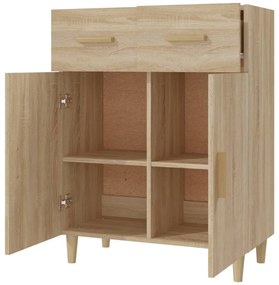 vidaXL Μπουφές Sonoma Δρυς 69,5 x 34 x 89 εκ. από Επεξεργασμένο Ξύλο