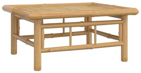 vidaXL Σαλόνι Κήπου Σετ 12 Τεμαχίων από Μπαμπού με Σκ. Γκρι Μαξιλάρια