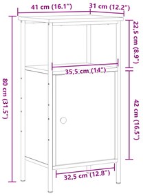 ΚΟΜΟΔΙΝΟ ΤΕΧΝΙΤΗΣ ΔΡΥΣ 41X31X80 ΕΚ. ΑΠΟ ΕΠΕΞΕΡΓΑΣΜΕΝΟ ΞΥΛΟ 857248