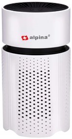 Καθαριστής αέρα Alpina, 1.5W, Έως 6m2, 6 m3/h, HEPA 13, Ιονιστής, USB A, Λευκό