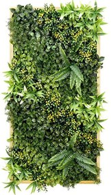 Κάθετος Κήπος Διακοσμητικός Με Κορνίζα ArtGrass 03 50x100cm Green-Yellow Royal Carpet 50x100cm