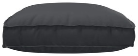 vidaXL μαξιλάρι παλετών  για κάθισμα Μαύρο 120x80x12 εκ. ύφασμα οξφόρδη