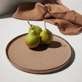 ESTIA ΠΙΑΤΟ ΡΗΧΟ ΚΑΘΕΤΟ TERRA ΠΟΡΣΕΛΑΝΙΝΟ 26cm SALMON