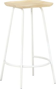 vidaXL Σκαμπό Μπαρ 4 τεμ. από Μασίφ Ξύλο Μάνγκο