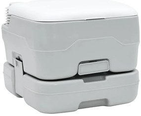 vidaXL Φορητή Τουαλέτα Καμπίνας Γκρι 41.5 x 36.5 x 30 cm
