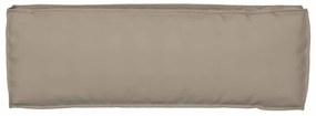 vidaXL Μαξιλάρι παλέτας για πάγκο Taupe 120 x 40 x 8 εκ Ύφασμα Oxford