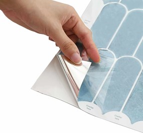 vidaXL Πλακάκι Φτερού 50 τεμ. Πράσινο 30 x 30 cm Πολυουρεθάνη και PET