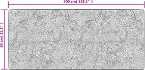 vidaXL Χαλί Πλενόμενο Πολύχρωμο 80 x 300 εκ.