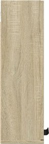 vidaXL Ντουλάπι Μπάνιου Επιτοίχιο Sonoma Δρυς 32 x 20 x 67 εκ.