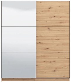 Ντουλάπα Sierra 180 με Καθρέφτη Artisan Oak 180x62.5x210 εκ. 179x62.5x210 εκ.
