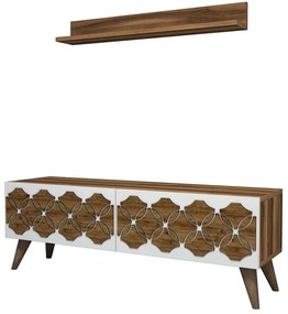 Σύνθεση Τηλεόρασης Nisan 845HCT3043 120x31,8x40cm Walnut