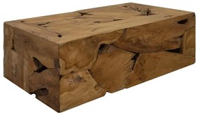 vidaXL Τραπεζάκι Σαλονιού Καφέ 90 x 50 x 30 εκ. από Αληθινό Ξύλο Teak