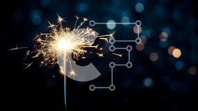 Intra Συλλεκτικό Ξύλινο Παζλ Plywood  4mm - Sparkler in the Dark Σε Ξύλινο Κουτί - Διαστάσεις Puzzle: 10x10 cm – 25 κομμάτια