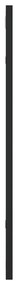 vidaXL Καθρέφτης Ορθογώνιος Μαύρος 50 x 60 εκ. από Σίδερο