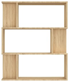 vidaXL Βιβλιοθήκη/Διαχωριστικό Sonoma Δρυς 80x24x96 εκ. Επεξ. Ξύλο