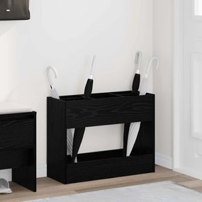 vidaXL Σχέδιο &amp; βάση αποθήκευσης Μαύρη Οξυά 65 x 24 x 50 εκ