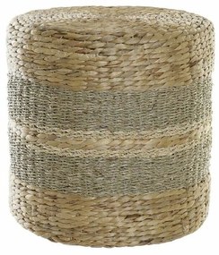 Υποπόδια DKD Home Decor Πολύχρωμο Φυσικό Αλουμίνιο Boho 42 x 42 x 40 cm