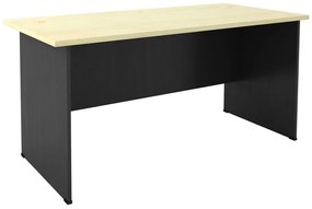 ΓΡΑΦΕΙΟ-Α Απόχρωση Dark Grey - Beech  180x70x74cm [-Ανθρακί-, -Φυσικό-] [-Melamine-] ΕΟ126,1