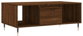 vidaXL Τραπεζάκι Σαλονιού Καφέ Δρυς 90x50x36,5 εκ. Επεξεργασμ. Ξύλο