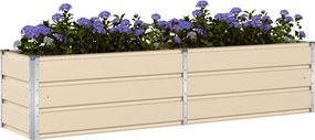 vidaXL Γλάστρα Ελεφαντόδοντο 195 x 50 x 45 εκ Επικαλυμμένος Χάλυβας