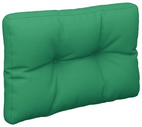 Μαξιλάρι Παλέτας Πράσινο 60 x 40 x 12 εκ. Υφασμάτινο - Πράσινο