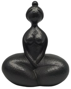Διακοσμητική Φιγούρα 842971 15,8x10,5x19,5cm Black Mat Ankor Ceramic