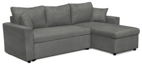 Καναπές Γωνιακός Αναστρέψιμος ULUA Γκρι 225x148x81cm