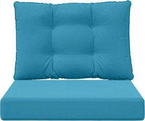 vidaXL Μαξιλάρι Καναπέ Εξωτερικού Χώρου 2 pcs Βασιλικό Μπλε