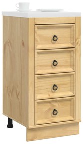 vidaXL Ντουλαπιού Μέλι 40 x 46 x 81 εκ. Στερεά ξυλεία πεύκου