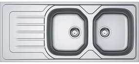 Franke New Value OLX 621 Λείος Inox Ανοξείδωτος Νεροχύτης 80cm