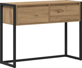 vidaXL End Table Καρυδιά Χειροποίητης Εργασίας 100 x 36 x 75 εκ.