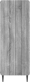vidaXL Πλαϊνό γραφείο Γκρι Sonoma 34,5 x 33 x 92 εκ.
