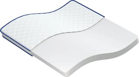 vidaXL Στρώμα με Αφρό Μνήμης Λευκό 200x200x17 εκ. μαλακό