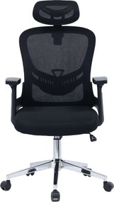 Καρέκλα γραφείου διευθυντή TUS mesh μαύρο 62x63x110/120