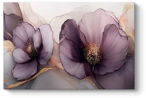 Πίνακας σε καμβά \&quot;Purple Peonies\&quot; Megapap ψηφιακής εκτύπωσης 100x70x3εκ. - GP033-0174