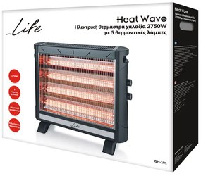 Θερμάστρα χαλαζία Life Heat Wave