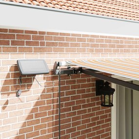 vidaXL Αναδιπλούμενη τέντα Πολύχρωμο 450 x 350 εκ Ύφασμα και αλουμίνιο