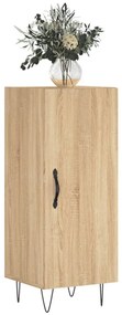 vidaXL Ντουλάπι Sonoma Δρυς 34,5x34x90 εκ. από Επεξεργασμένο Ξύλο