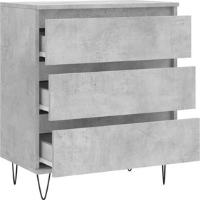 vidaXL Ντουλάπι Γκρι Σκυροδέματος 60x35x70 εκ. Επεξεργασμένο Ξύλο