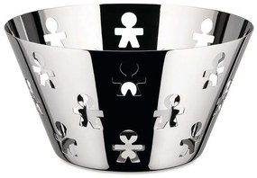 Φρουτιέρα Girotondo AKK05 Φ23x12,2cm Από Ανοξείδωτο Ατσάλι Silver Alessi Stainless Steel