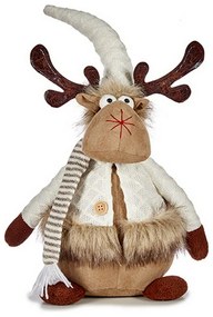 Ράφηνο Χριστουγέννων Καφέ Λευκό 15 x 43 x 19 cm