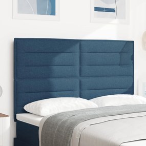 vidaXL Κεφαλάρι Γραμμών Σχέδιο Μπλε 160 εκ. Ύφασμα