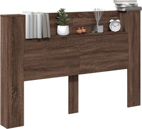 vidaXL Κεφαλάρι Καφέ δρυς 160 x 16,5 x 103,5 cm Επεξεργασμένο ξύλο